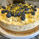 5‑ingredient no‑bake vegan cheesecake on plate