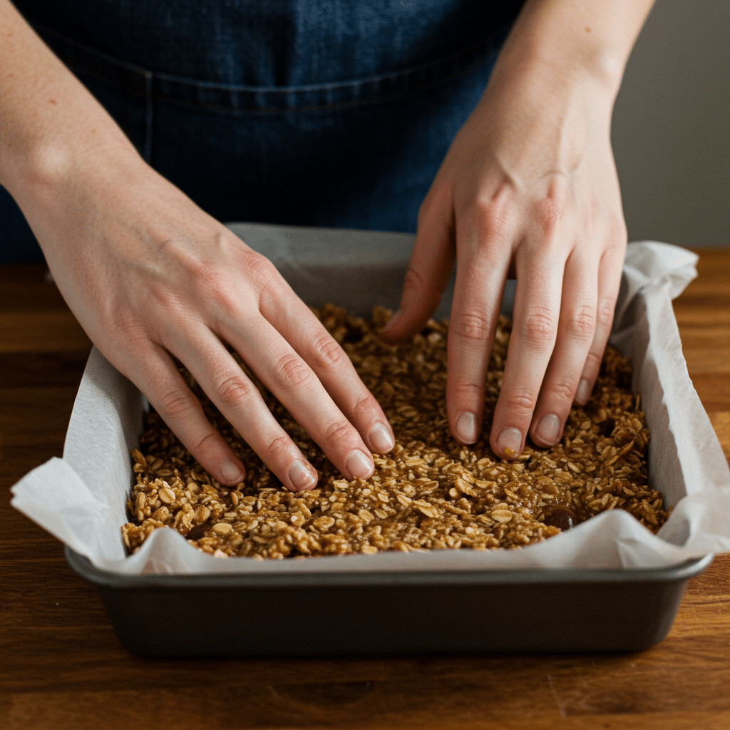 5-Ingredient No-Bake Bars: How to Make Them Fast 9 Pressing the mixture firmly ensures neat freezer friendly bars