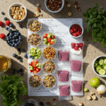 Recipe Card for Healthy Freezer Meal Prep Snacks