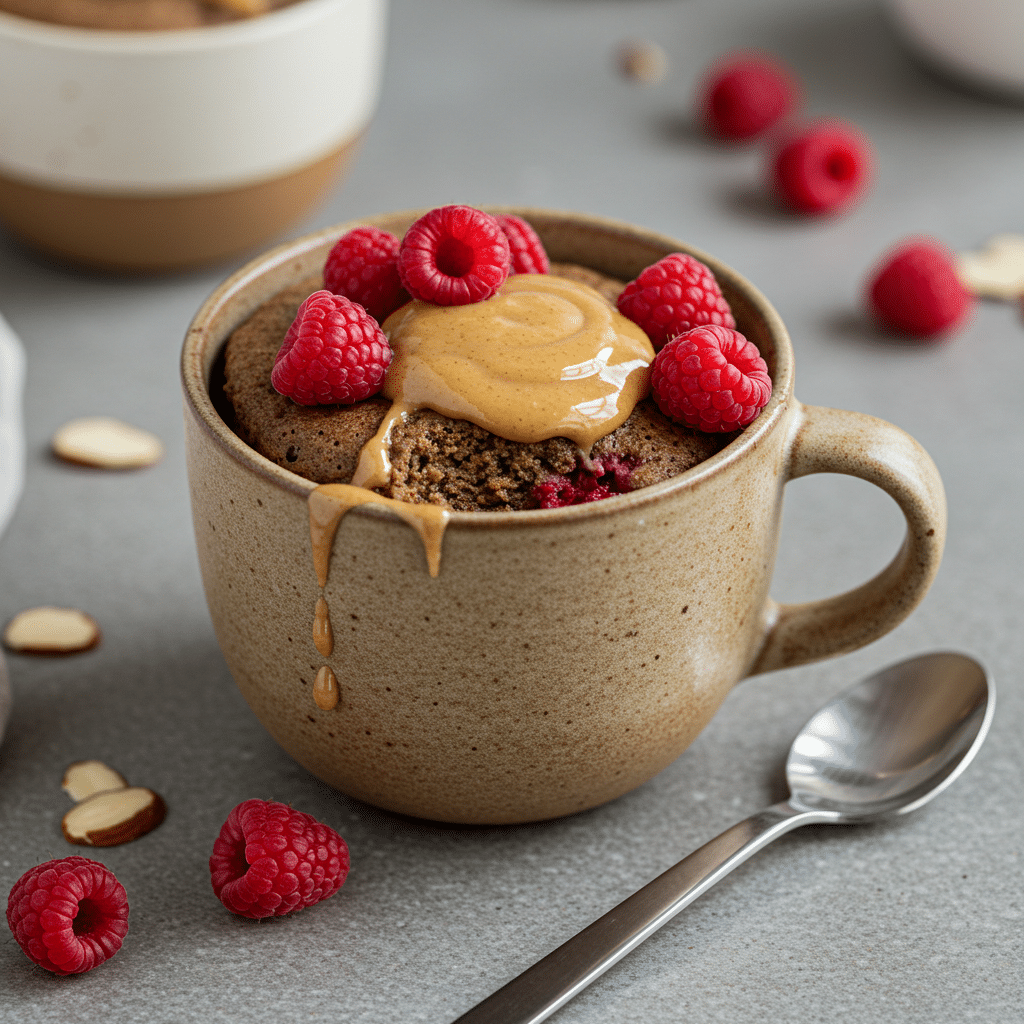 High-Protein Vegan Mug Cake: How to Make It Fluffy 6 high protein vegan mug cake featured