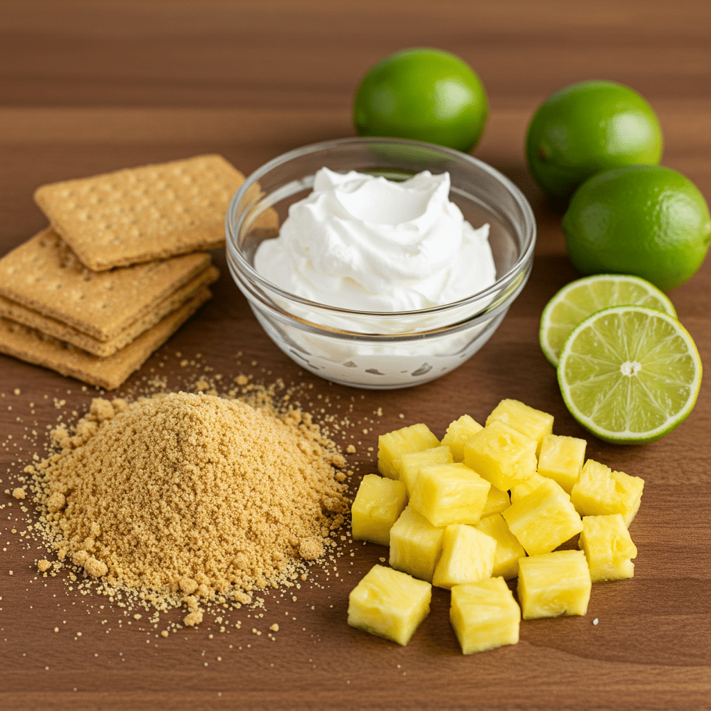 Quick Hawaiian No-Bake Cheesecake (Easy Recipe) 8 ingredients hawaiian no bake cheesecake