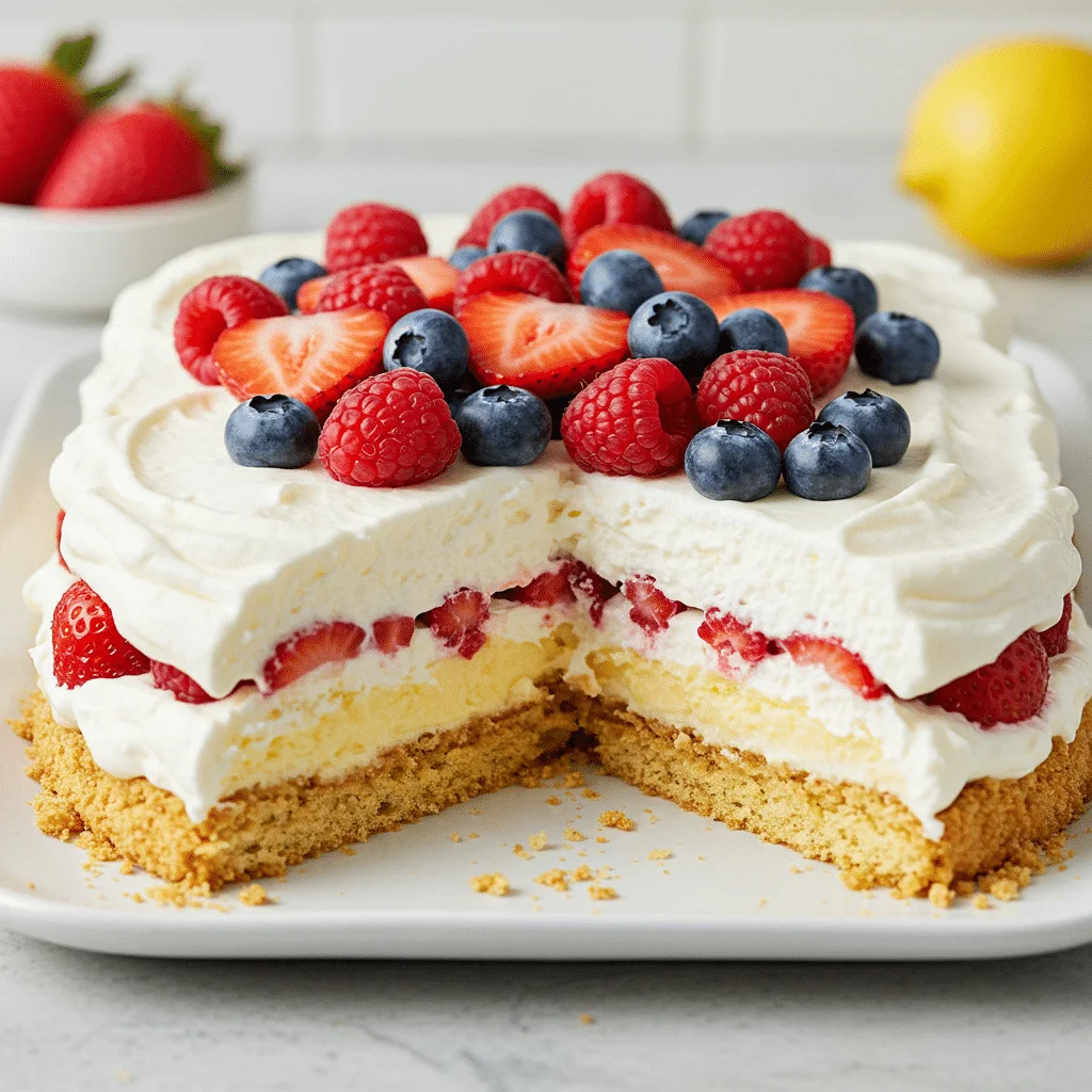 Lemon Berry Icebox Cake Pioneer Woman: How to Make It 4 lemon berry icebox cake featured 1