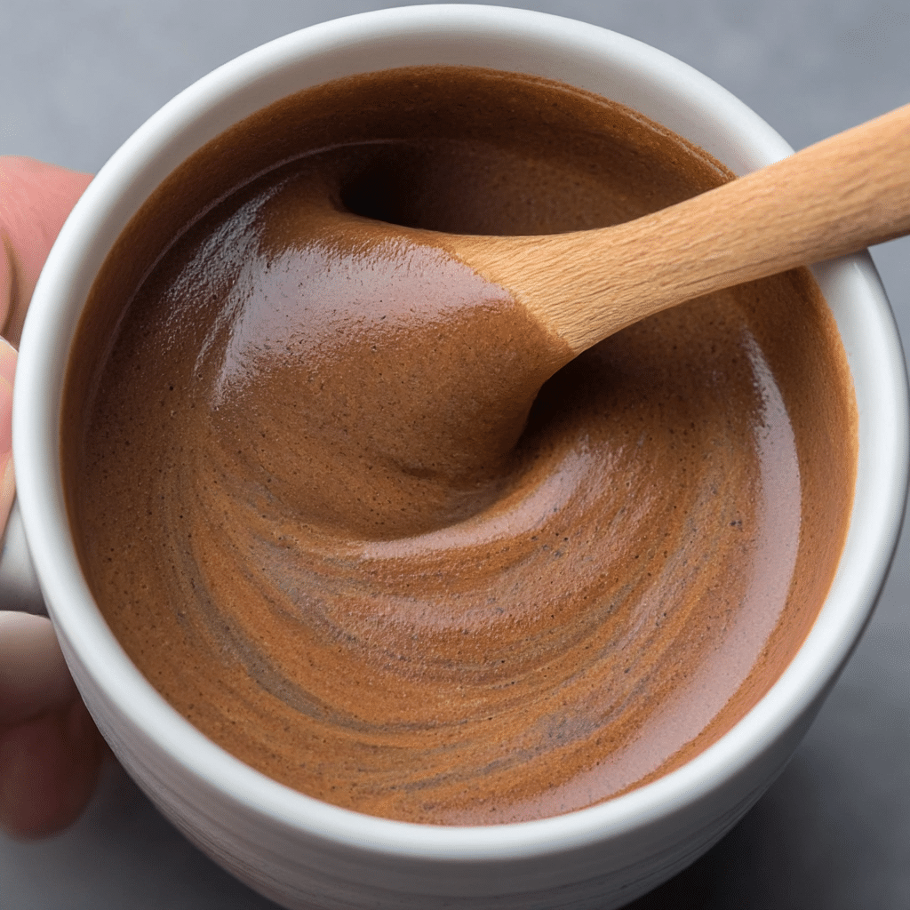 5-Minute Vegan Mug Cake – Ultimate No-Bake Dessert in 1 Step 10 mixing vegan mug cake