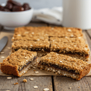 Soft & Chewy Sugar-Free Date + Oat Flapjacks