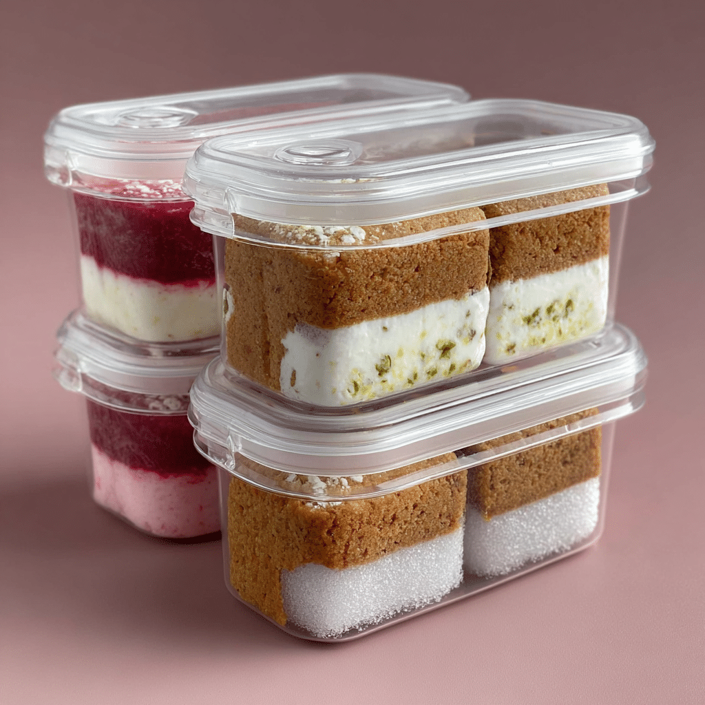 vegan-desserts-travel-tips Store-bought vegan desserts laid out for review