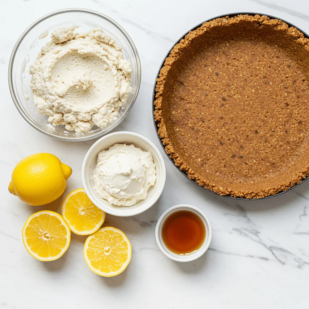 vegan ricotta cheesecake ingredients