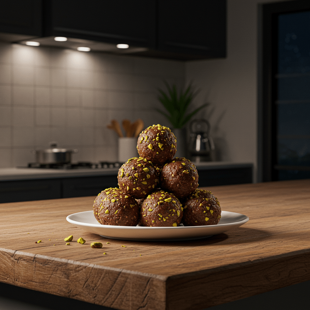 Dubai Chocolate Protein Balls (Easy No-Bake Recipe) 7 dubai chocolate protein balls featured
