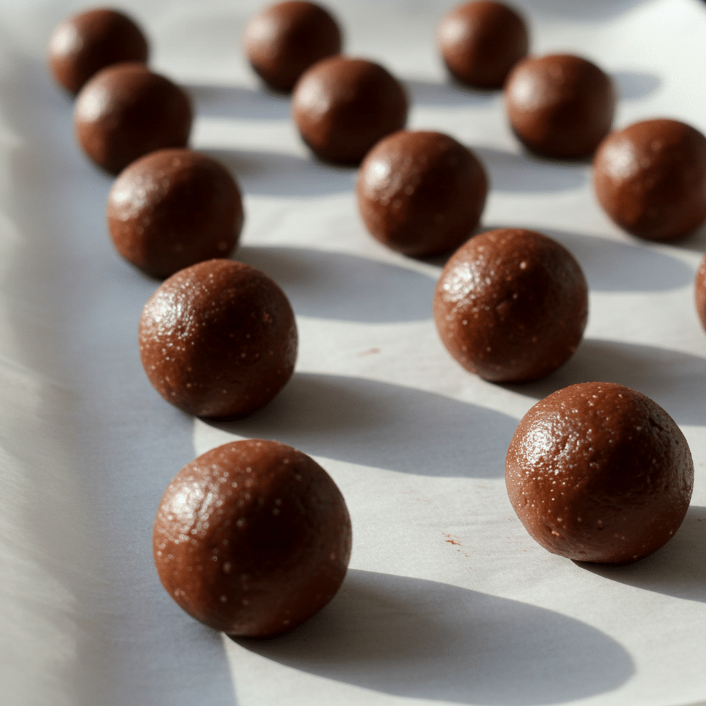 Dubai Chocolate Protein Balls (Easy No-Bake Recipe) 11 dubai chocolate protein balls step2