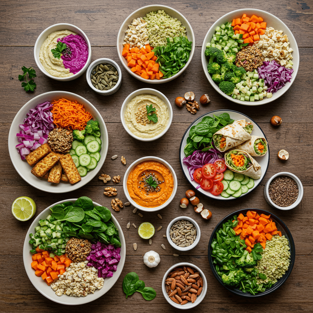 Easy Low-Carb Vegan Meal Plan (High-Protein Recipes Included) 1 low carb vegan meal plan featured