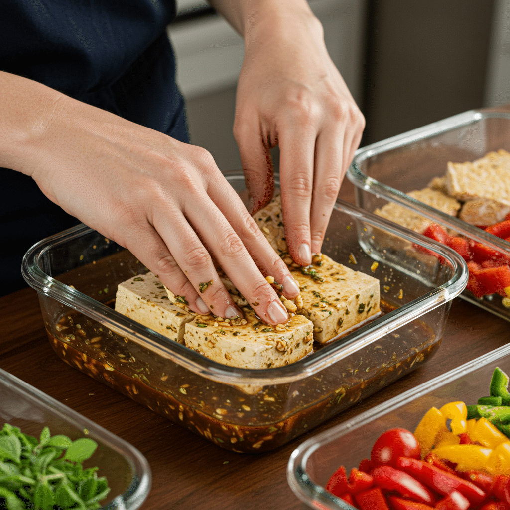 Easy Low-Carb Vegan Meal Plan (High-Protein Recipes Included) 3 low carb vegan meal plan prep