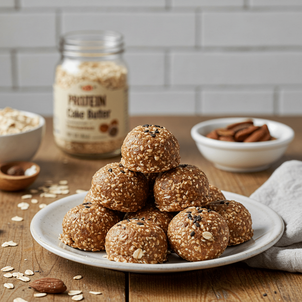 No-Bake Protein Cake Bites (Easy Step-by-Step Guide) 5 no bake protein cake bites featured